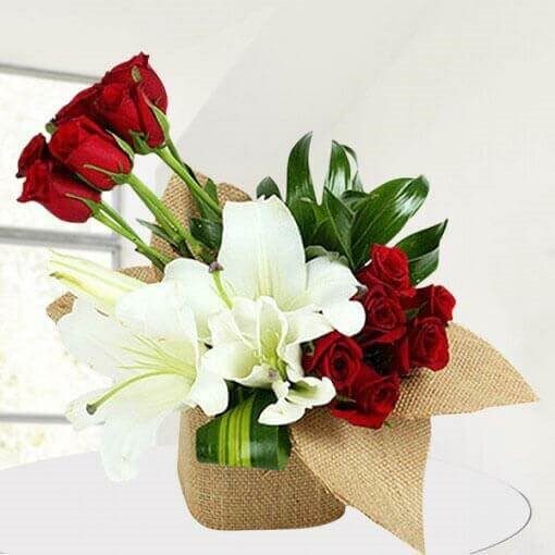 Charm of Lily & Roses