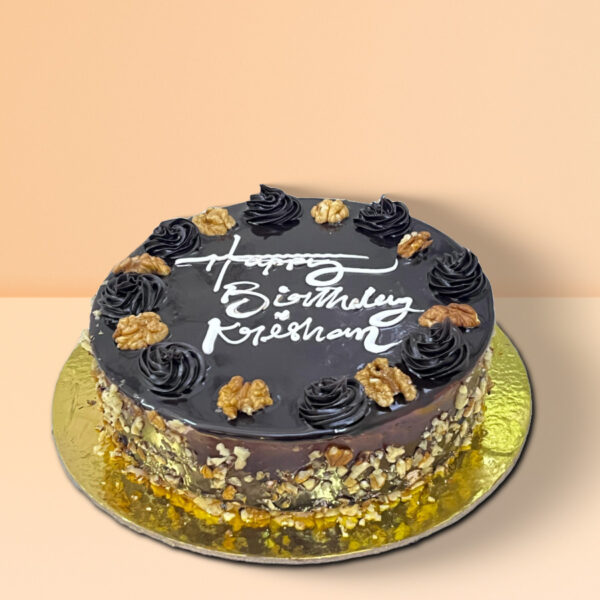 Choco-Walnut Cake For Husband
