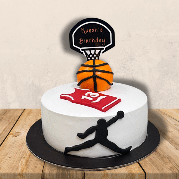 Basketball Theme Cake For Boys
