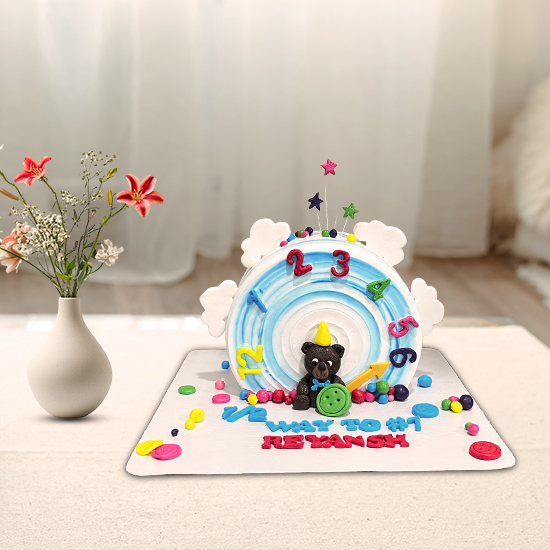 Bearly Halfway Cake