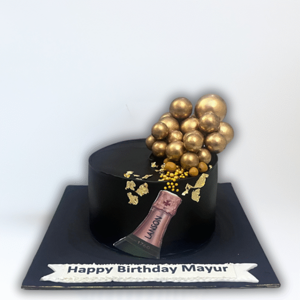 Lanson Bottle Cake For Boyfriend