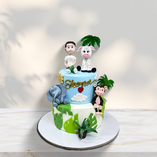 Jungle Buddy Cakes