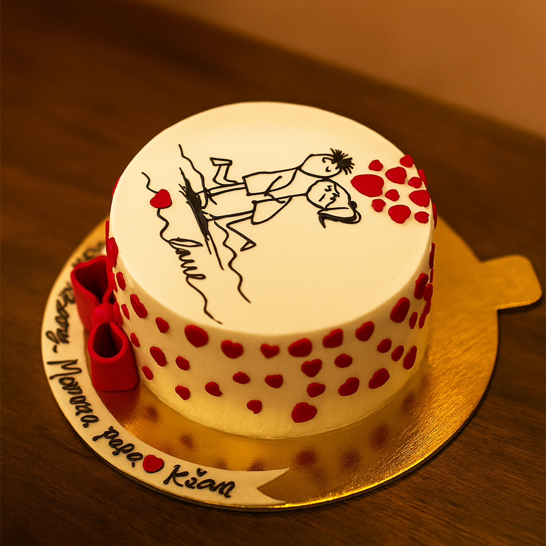 Love Story Cake
