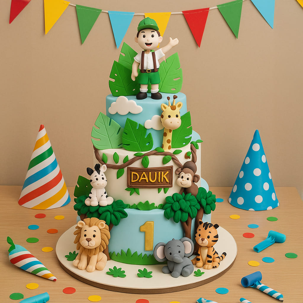 Tropical Adventure Cake