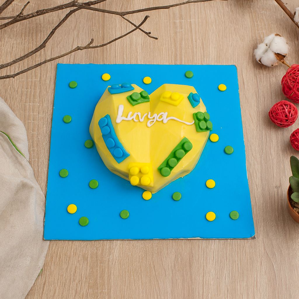 Heartfelt Delight Pinata Cake