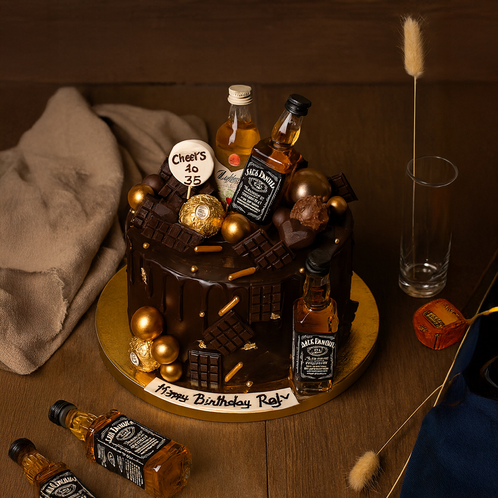 Wine Theme Cake