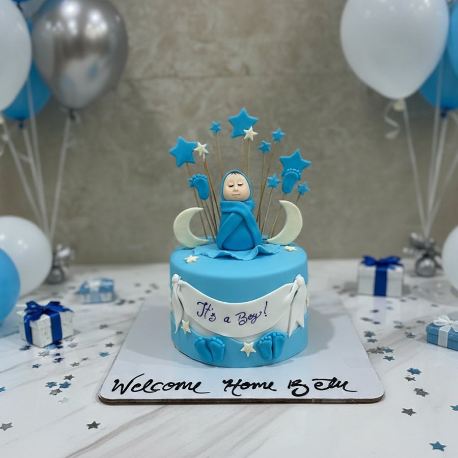Starry Sky Welcome Cake
