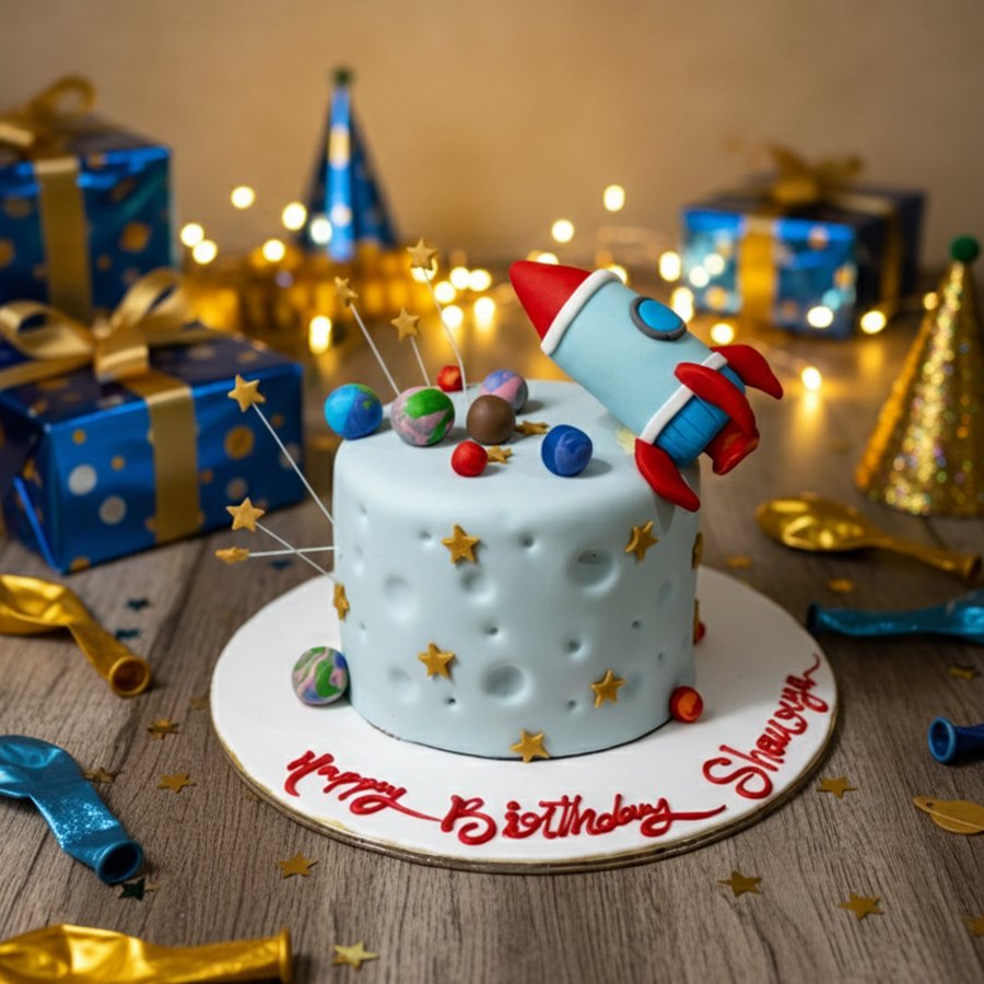 Astro-Explorer's Birthday Cake