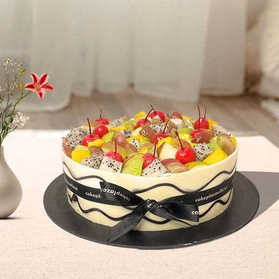 Fresh Fruit Overload Cake