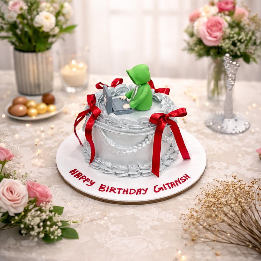 Gitansh’s Custom Coder Birthday Cake
