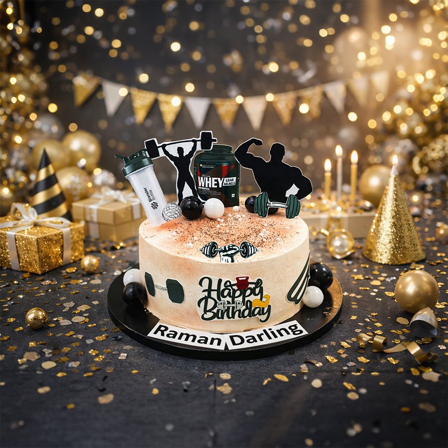 Ultimate Fitness Gym Cake