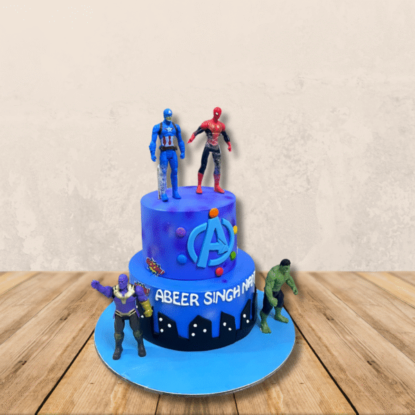 Wolverine Comic Book Tiered Birthday Cake
