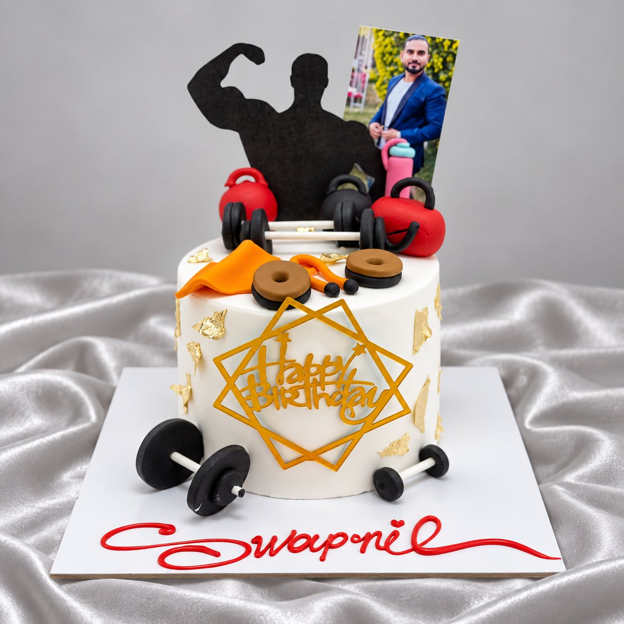 Custom Fitness & Gym Birthday Cake