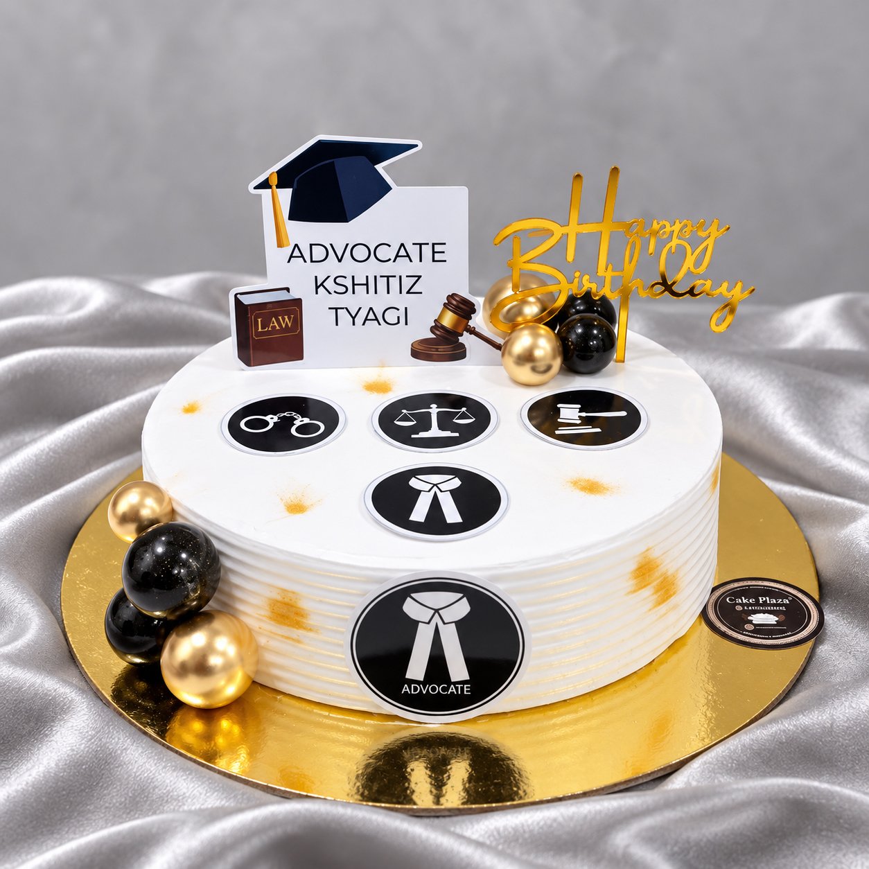 Custom Advocate & Lawyer Theme Birthday Cake