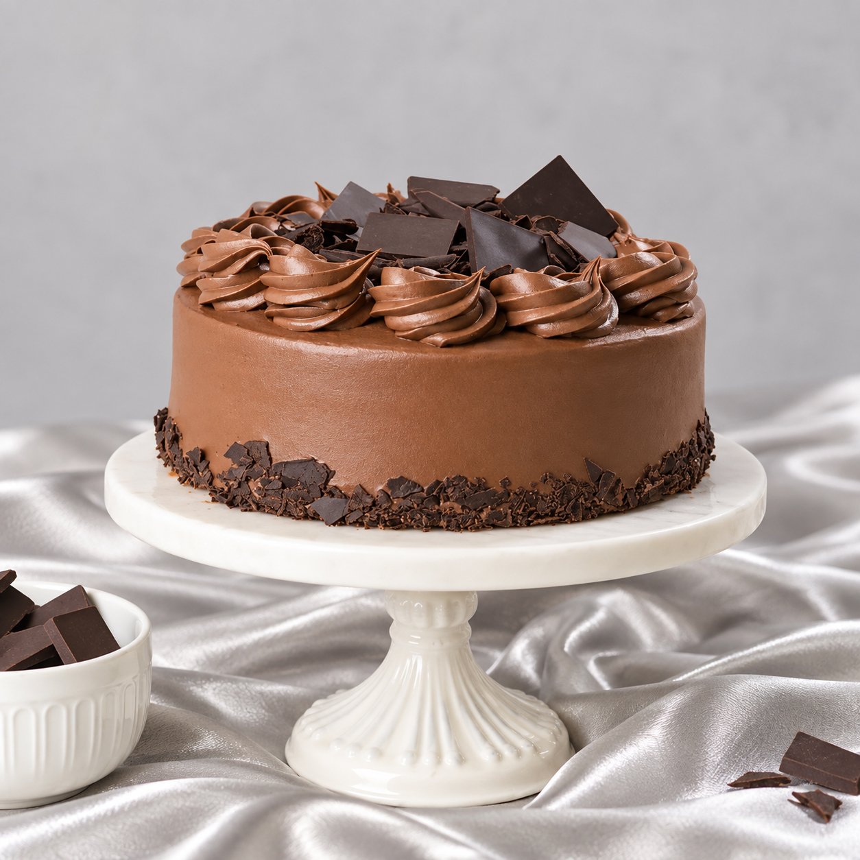 Classic Dark Chocolate Truffle & Shards Cake