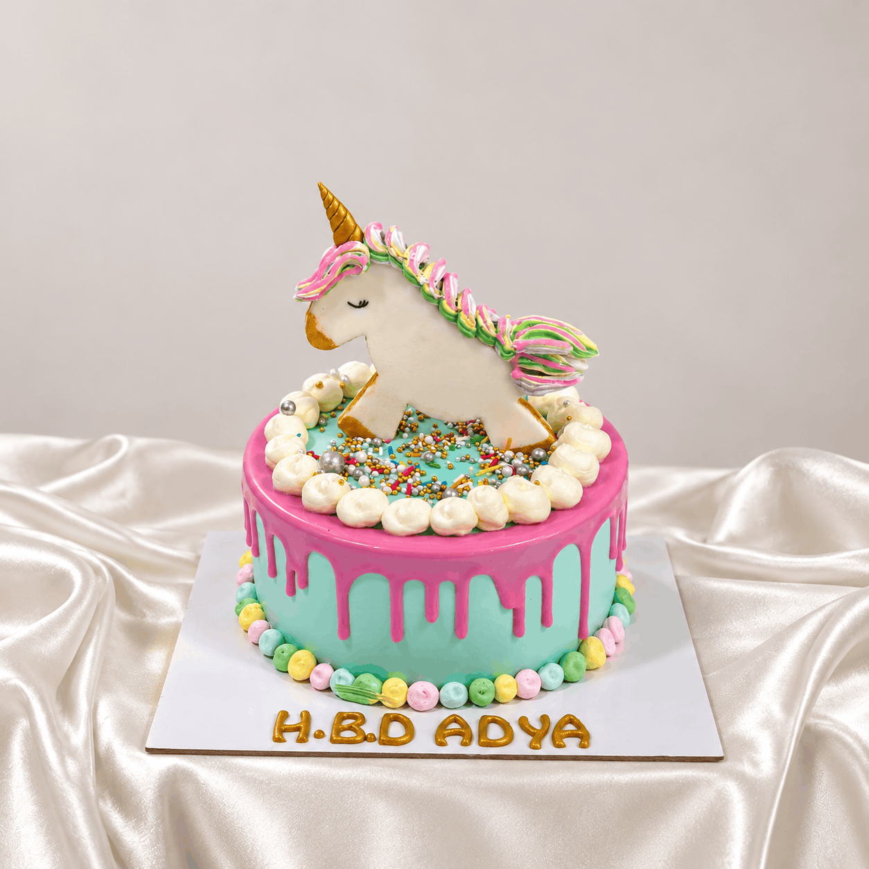Pastel Unicorn Birthday Cake