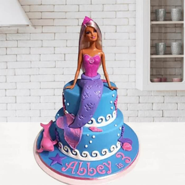 Pink Barbie Birthday Cake - Cake Zone
