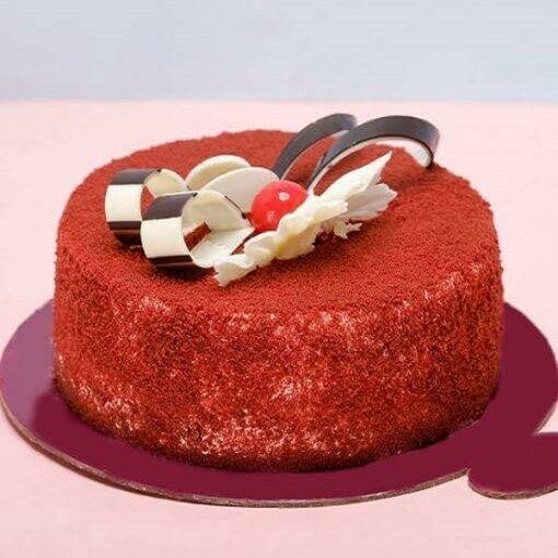 Tempting Red Velvet Cake For Mom