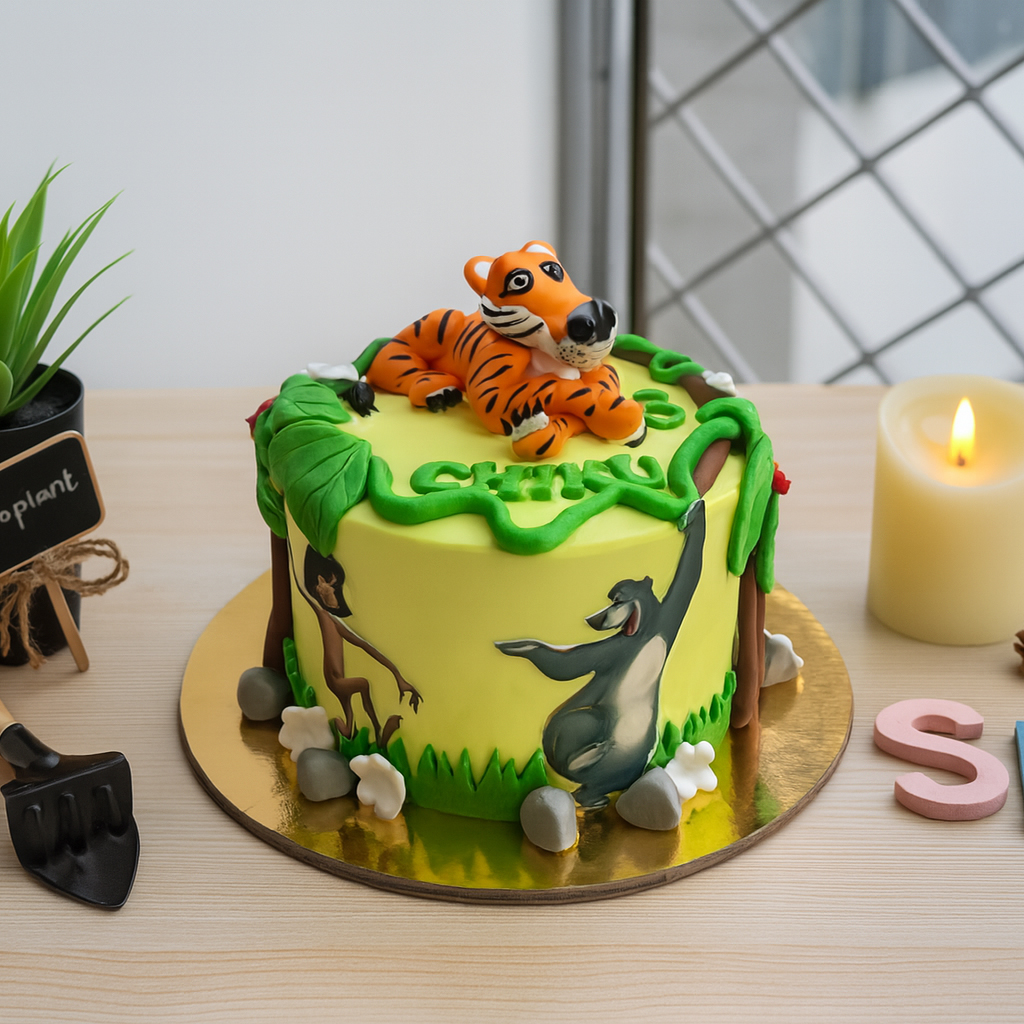 Wild Jungle Celebration Cake