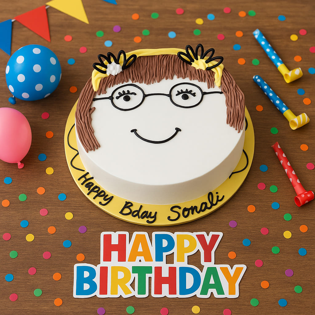 Joyful Face Cake