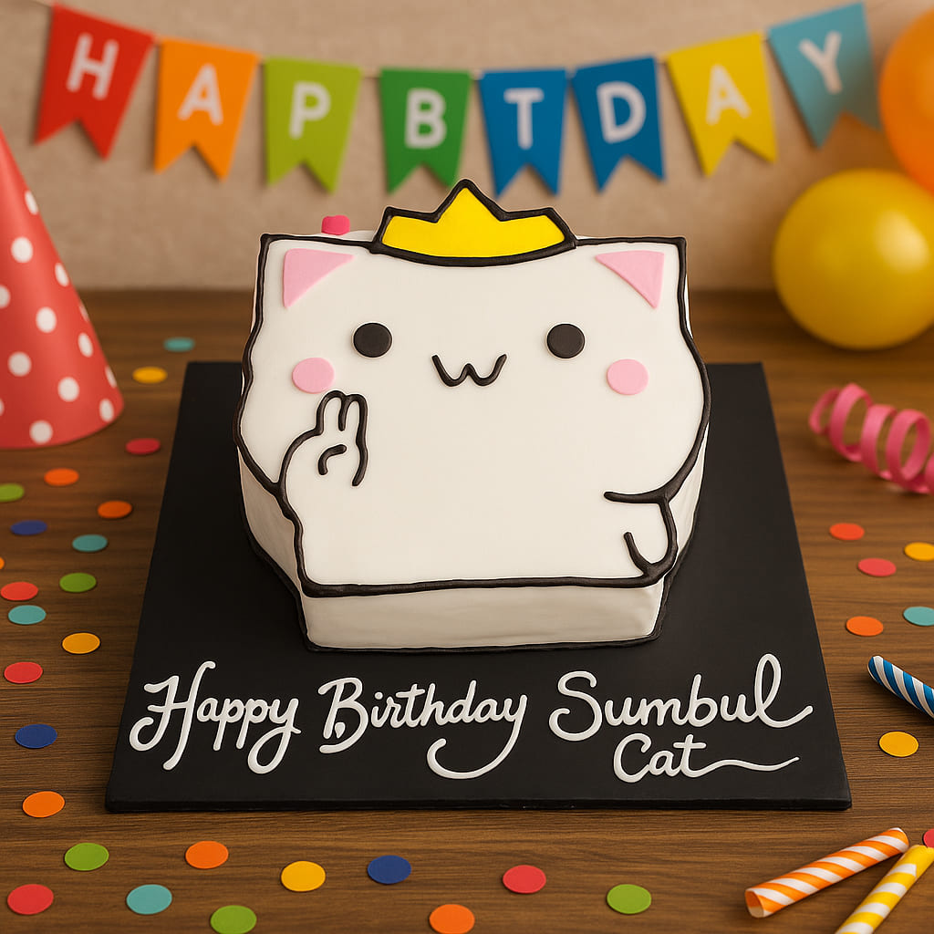Purrfect Celebration Cake