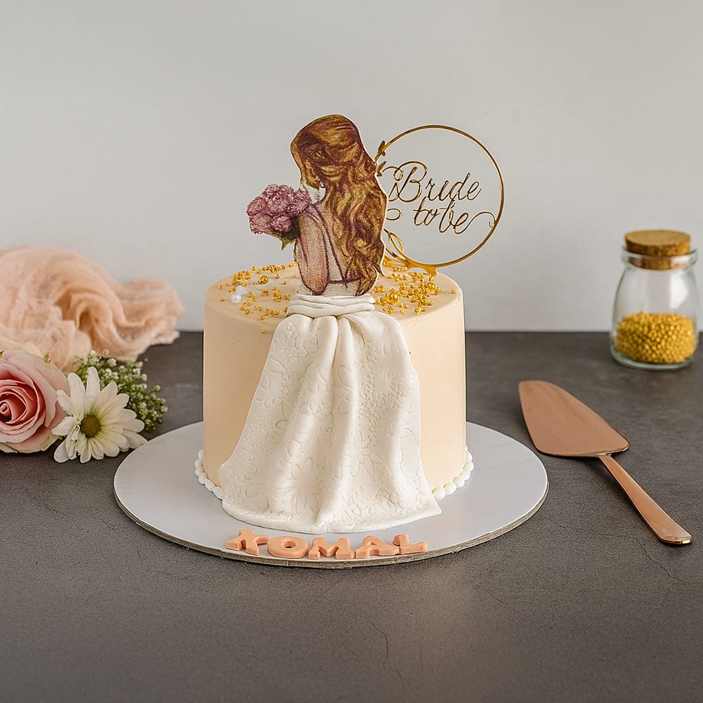 Lovely Bride To Be Cake