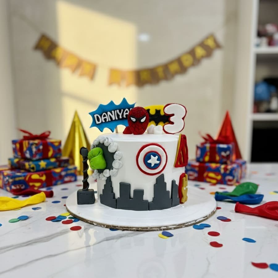 Caped Confectionery Cake