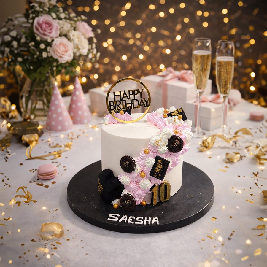 Oreo & Chocolate Drip Birthday Cake for Kids