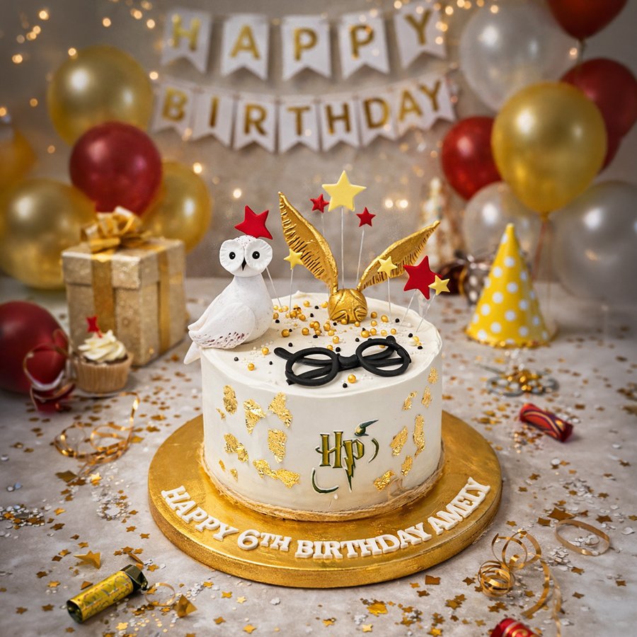 Wizarding World Hedwig Cake