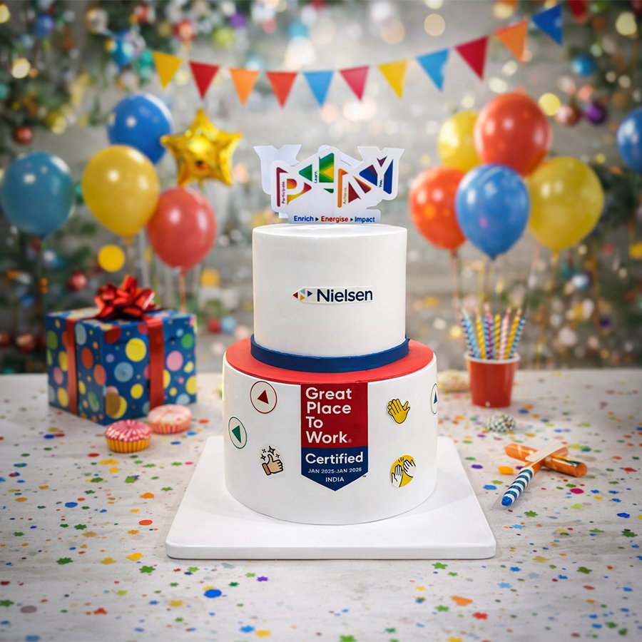 Nielsen "Great Place To Work" Celebration Cake