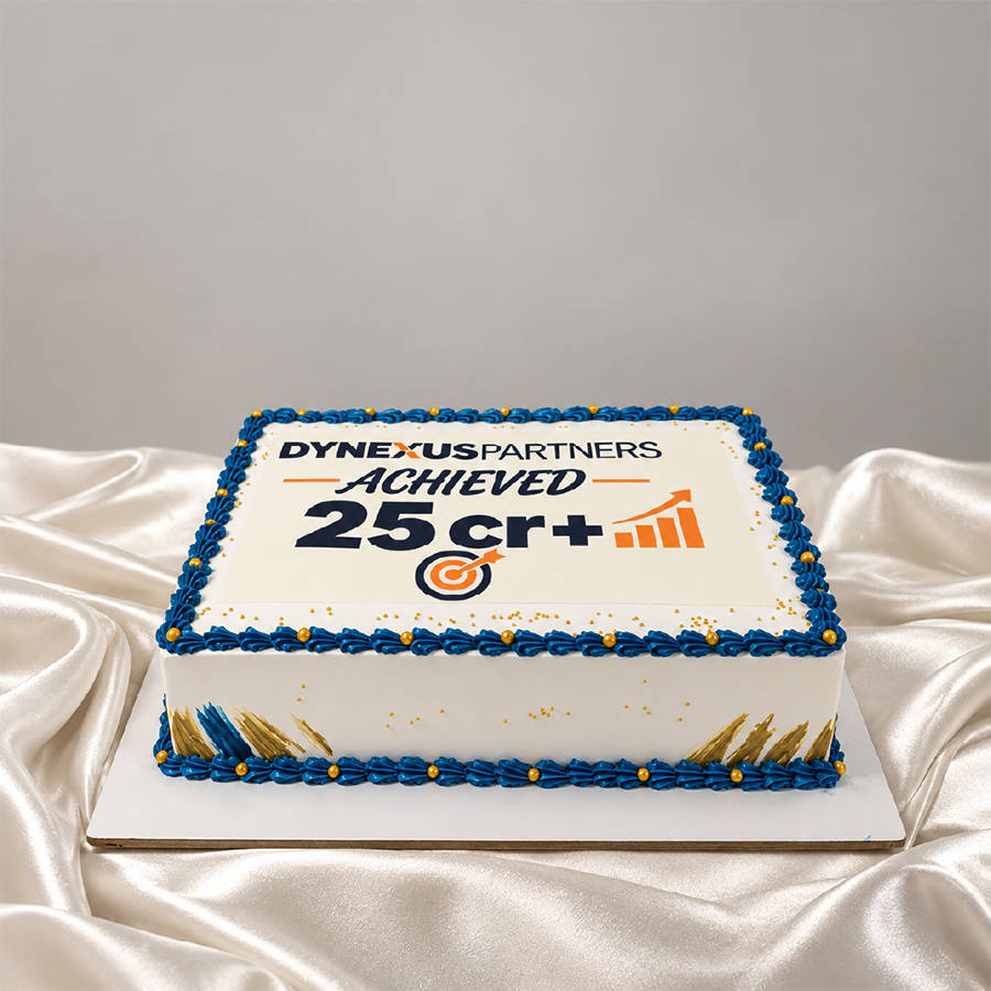 Dynexus Partners Corporate Target Achievement Sheet Cake